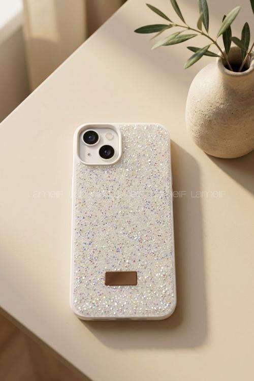 Lamelif iPhone 13/14 Swarovski Taşlı Telefon Kılıfı