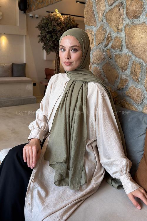 Lamelif Rami Şal Su Yeşili