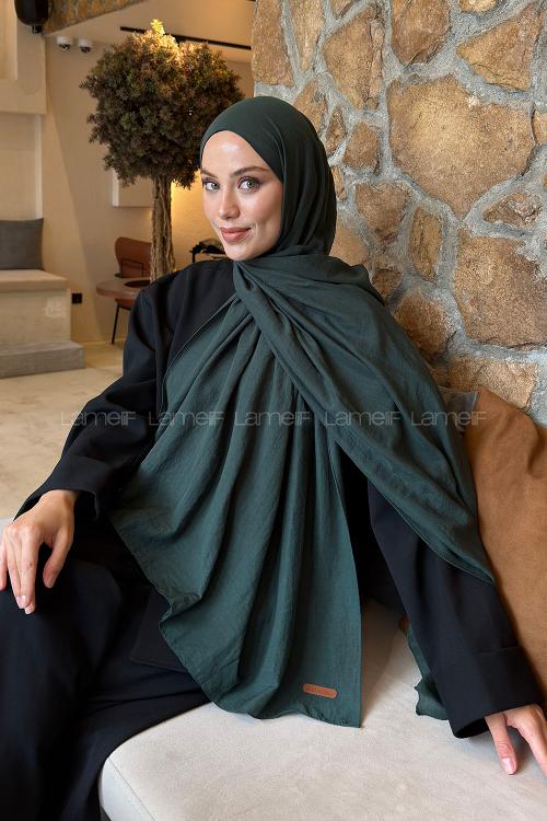Lamelif Rami Şal Zümrüt Yeşili